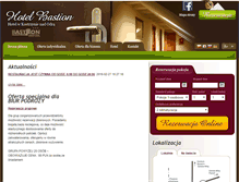 Tablet Screenshot of hotel-bastion.pl